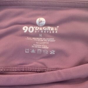 90 Degree By Reflex Mauve Activewear leggings